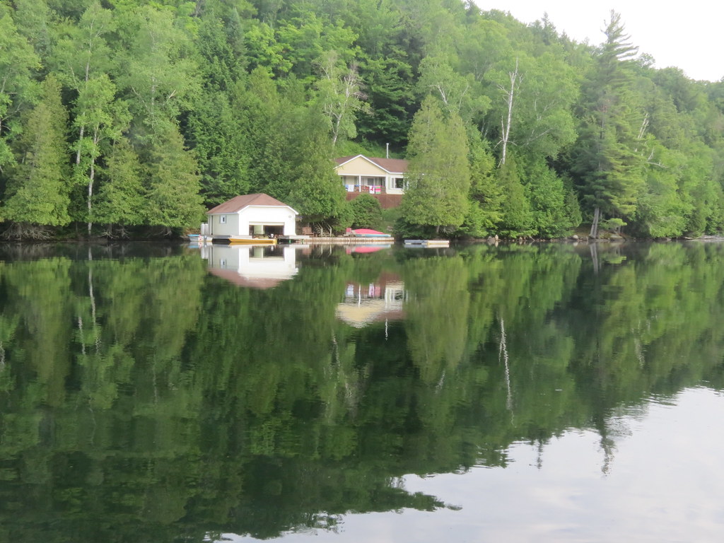 Bark Lake Cottage Reflections 2 Peter Snelling Flickr