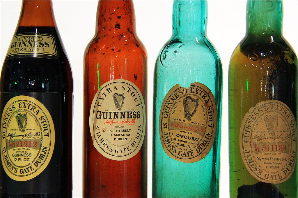 old guinness bottles Guinness Storehouse / Dublin / Irelan… Rupert