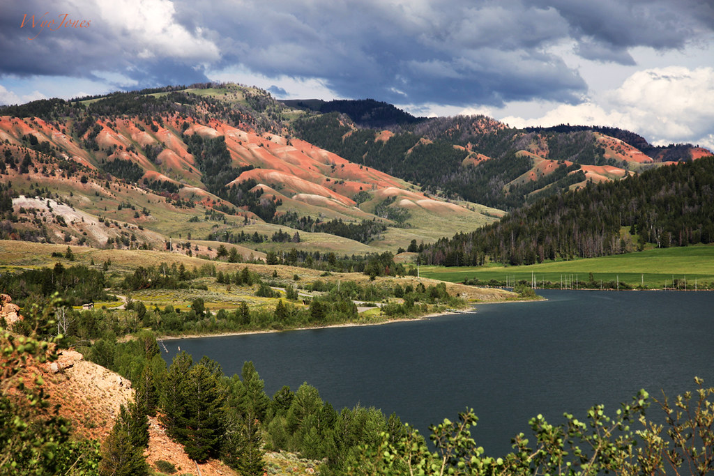 Red Hills Rise Behind Lower Slide Lake Gros Ventre River V… Flickr