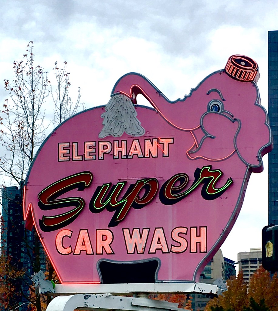 Pink elephant car wash Patrick Lordan Flickr