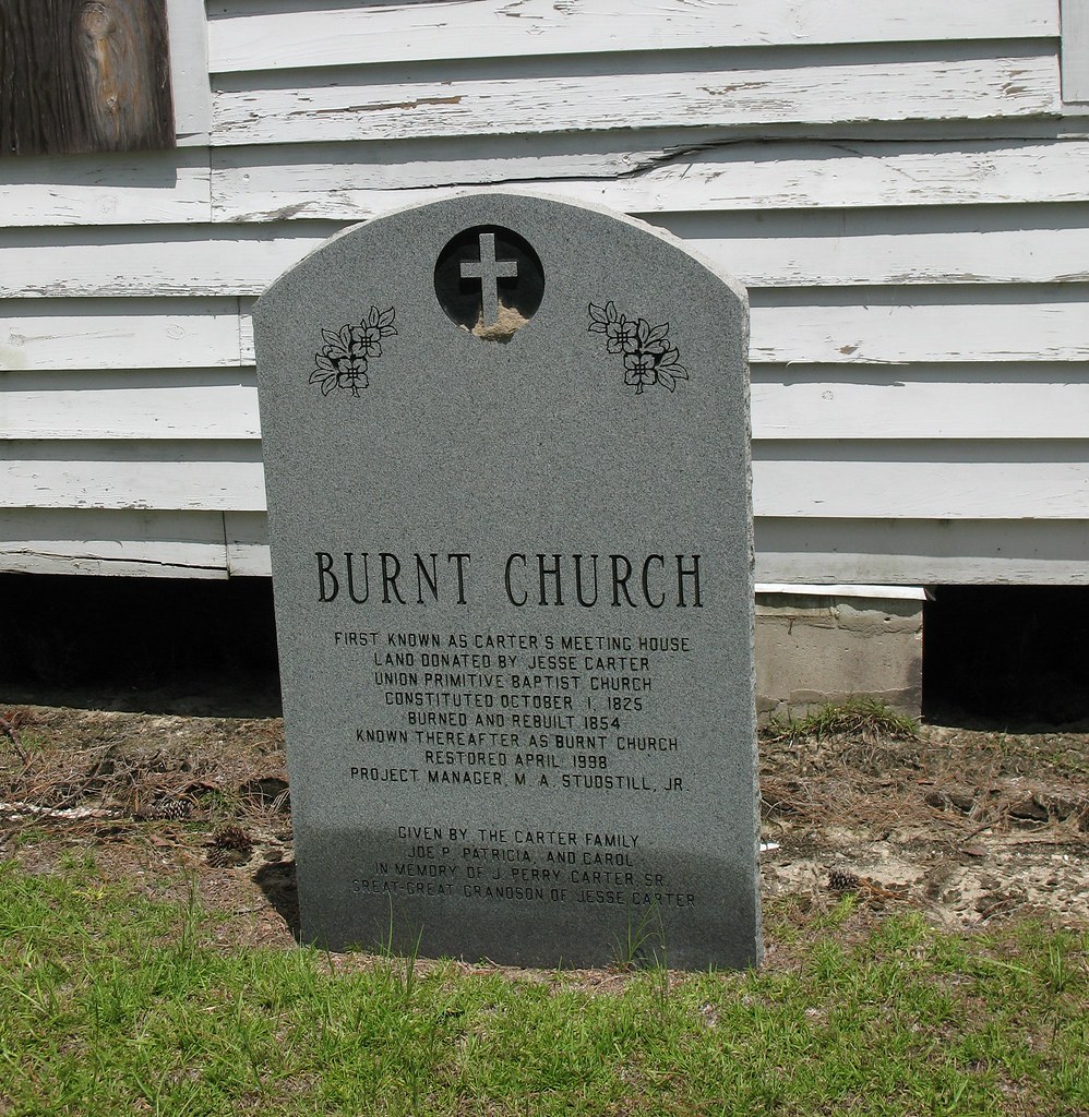 Burnt Church Monument Lakeland GA Lance Taylor Flickr