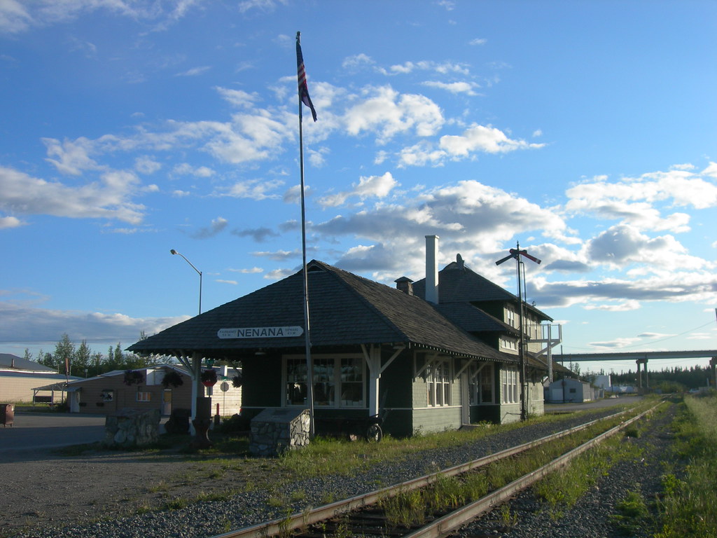 (Old) Nenana Train Depot a photo on Flickriver