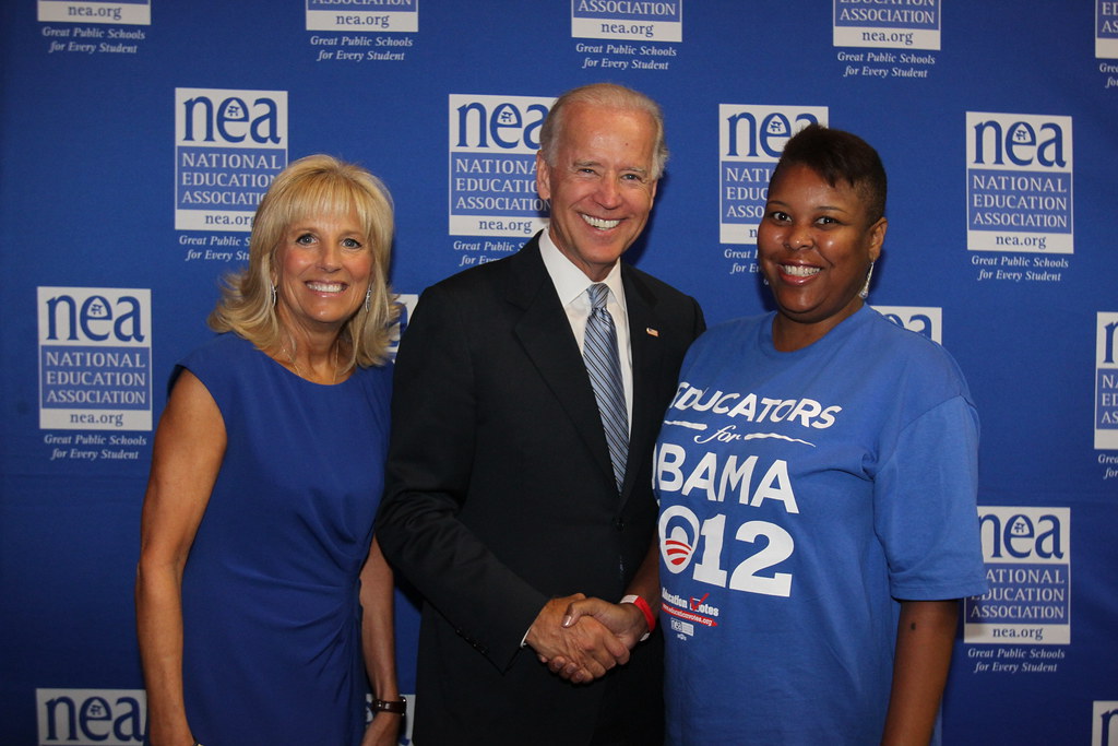 NEA 2012 Biden 01 Vice President Joe Biden and his wife vi… Flickr