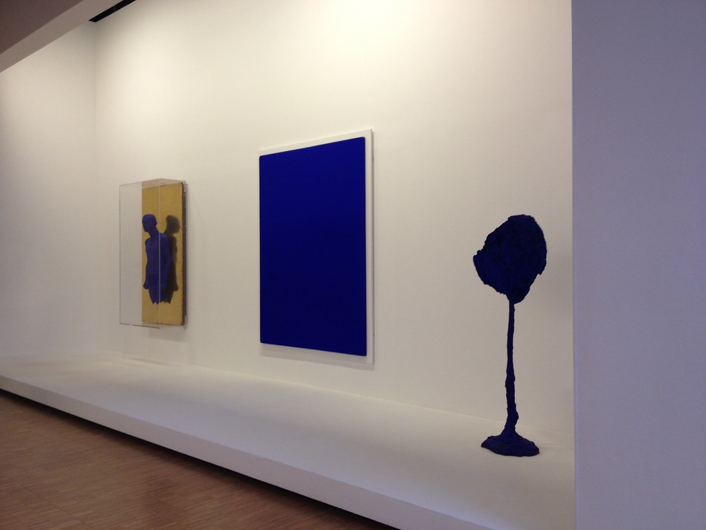 Yves Klein display at the Pompidou Centre This can't possi… Flickr