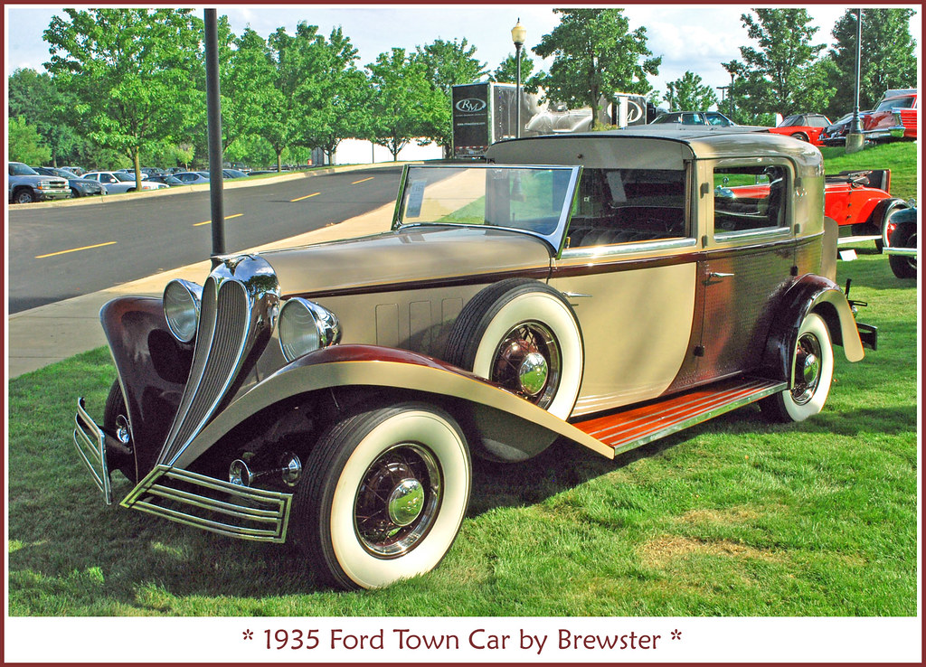 1935 Ford Brewster Town Car Photographed at the July 29, 2… Flickr