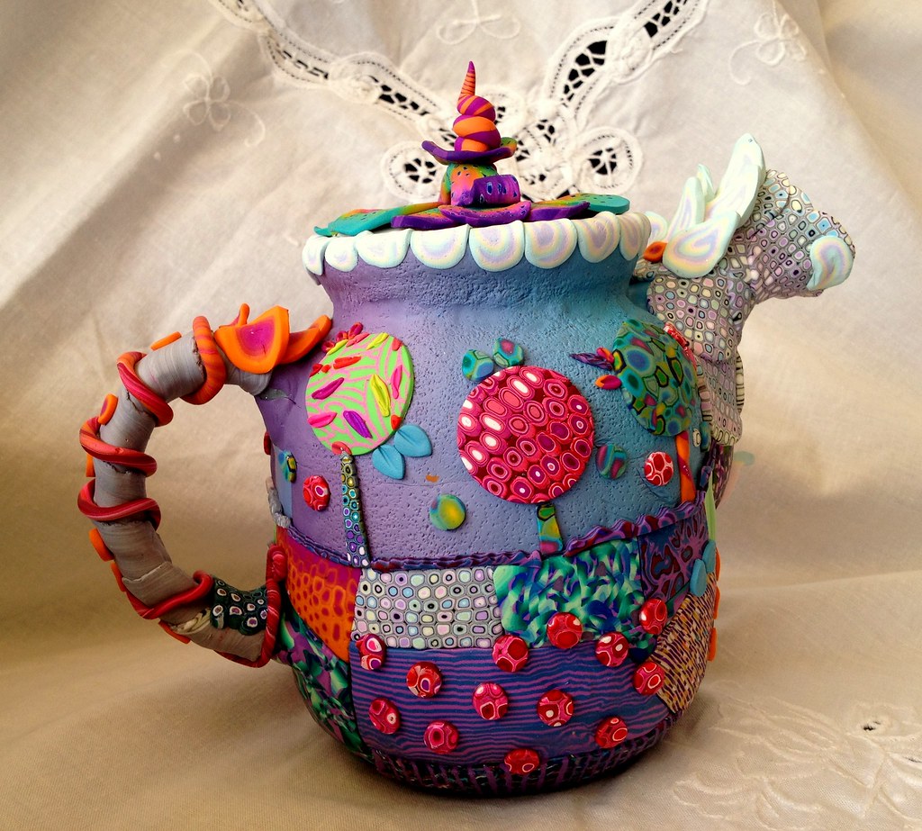 teapot made from all the leftovers materiels on my table … Flickr