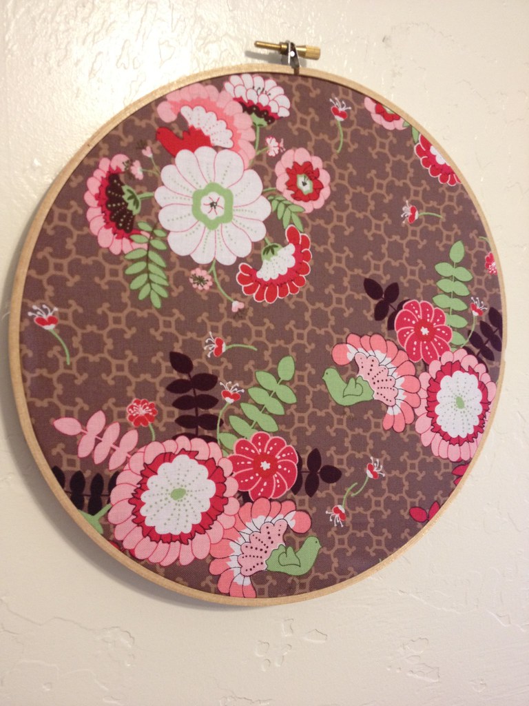 Embroidery hoop wall art Kelly Irene Flickr