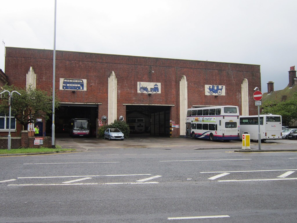Bus Garage At Caister Road Great Yarmouth. LookaroundAnne Flickr