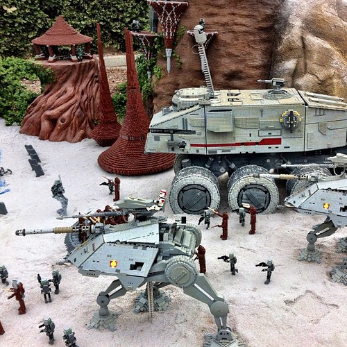Lego Star Wars Miniland Legoland. Battle of Kashyyyk (Clo… Flickr