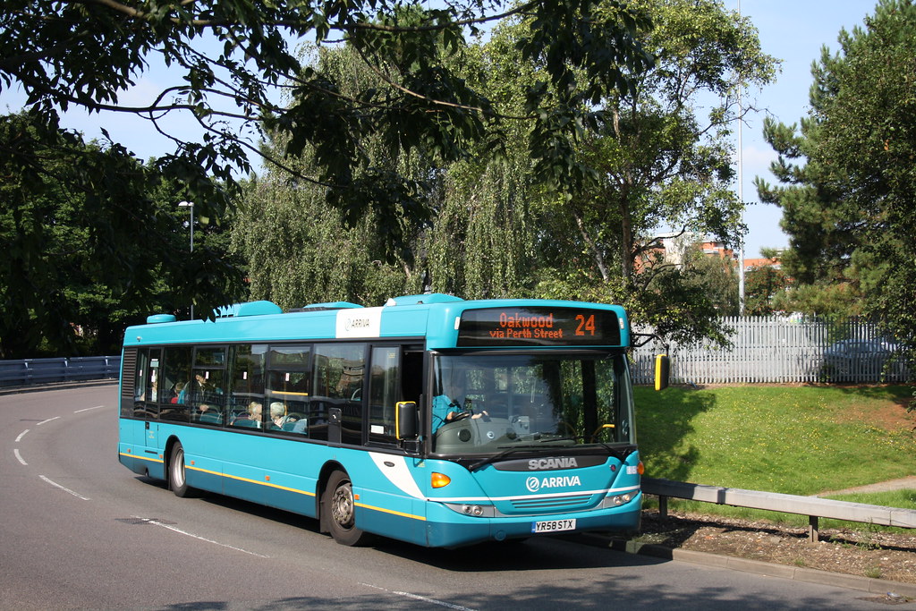 Off to Oakwood Arriva Derby 3565 YR58 STX is seen on 0309… Flickr