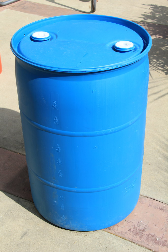 55 Gallon Blue Barrel 33 delivered, originally had Arizon… Flickr
