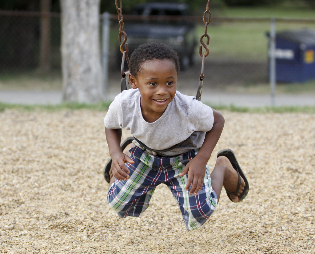 Hanging around Elementary School popsicle day