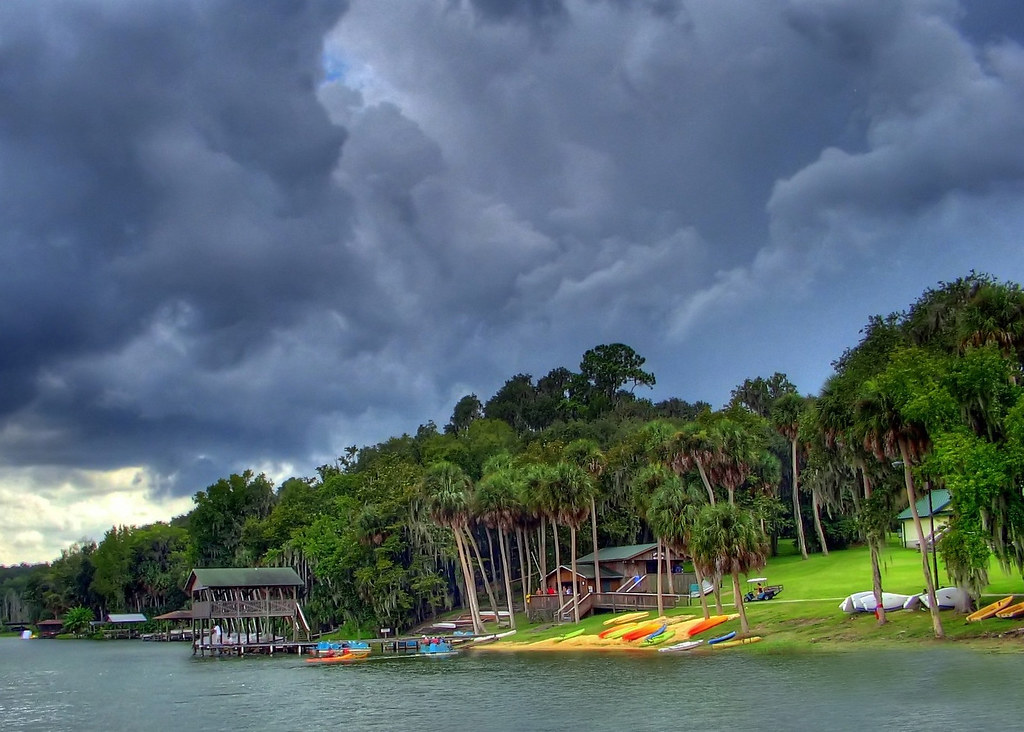 Lake Wauburg Storm Taken from the swimming pier at Lake Wa… Flickr