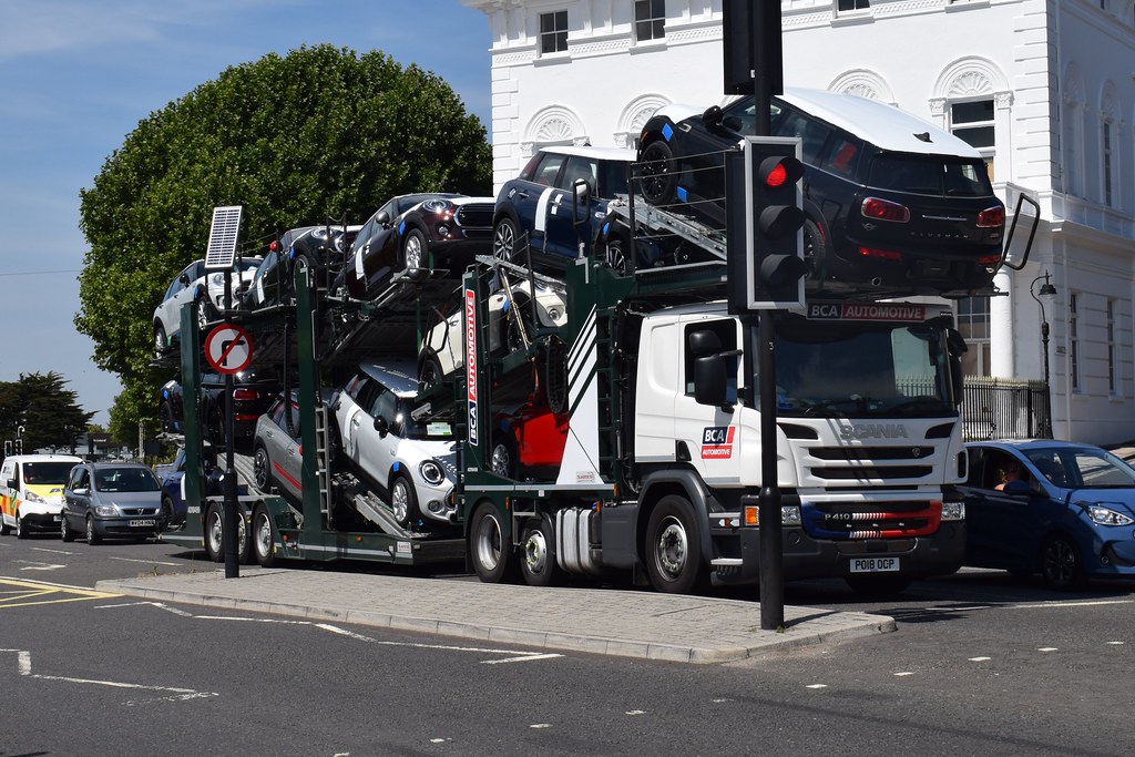 PO18OCP BCA Automotive Scania Car Transporter Quay Rd, Sou… Graham