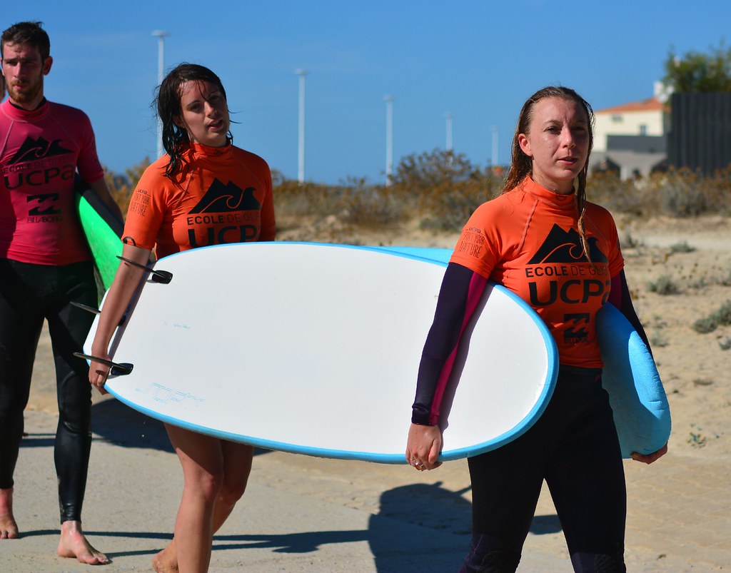 Lacanau UCPA Surfing Jolie model Flickr