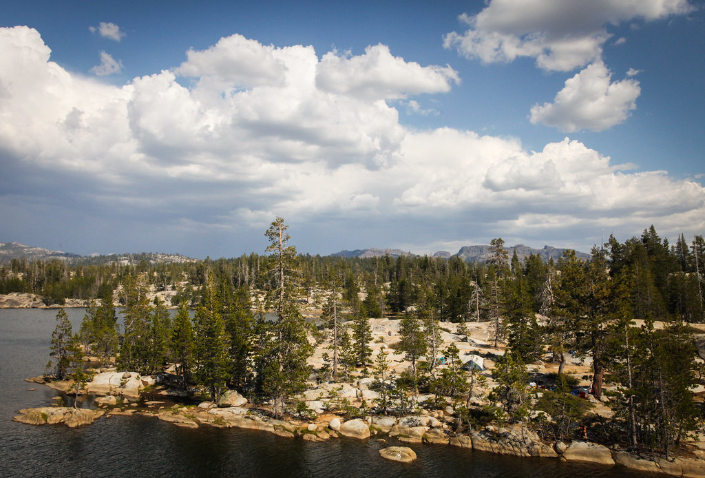 Camping in Utica Reservoir Just beyond those darker ridges… Flickr
