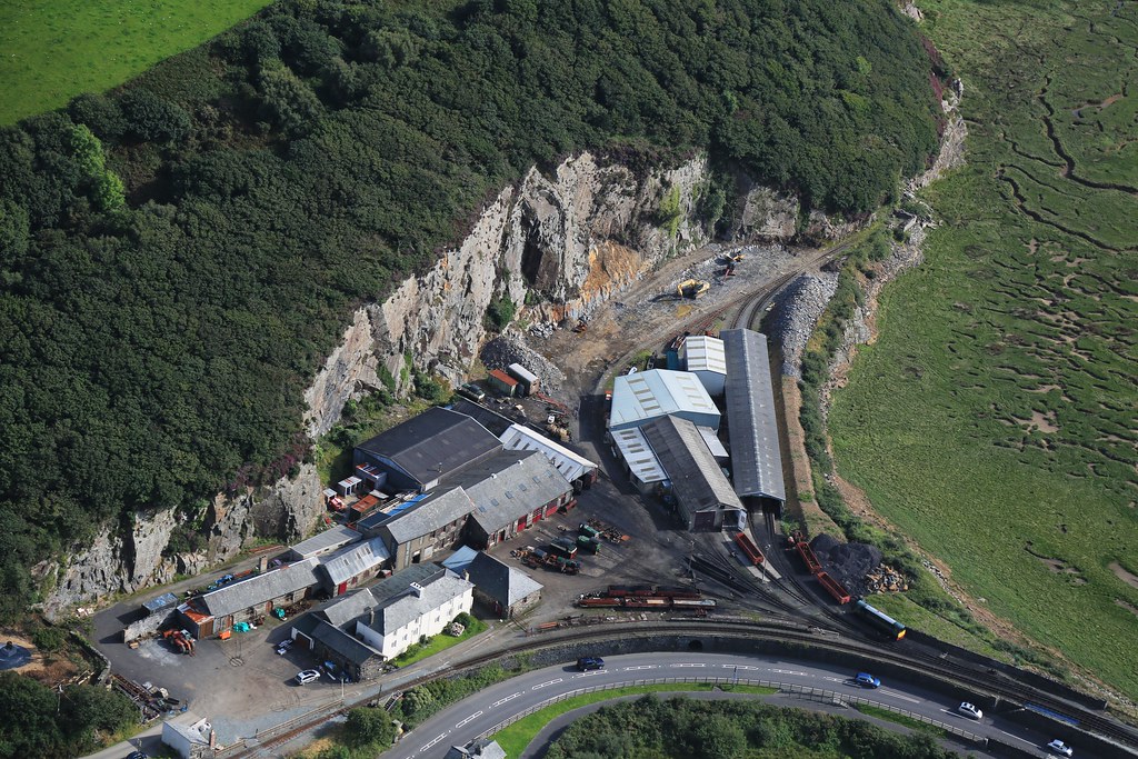 Boston Lodge works from the air August 2106 I carried out … Flickr
