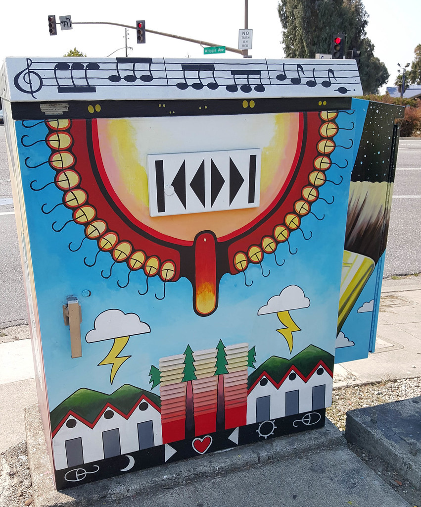Redwood City Utility Box Mural Art Redwood City has starte… Flickr