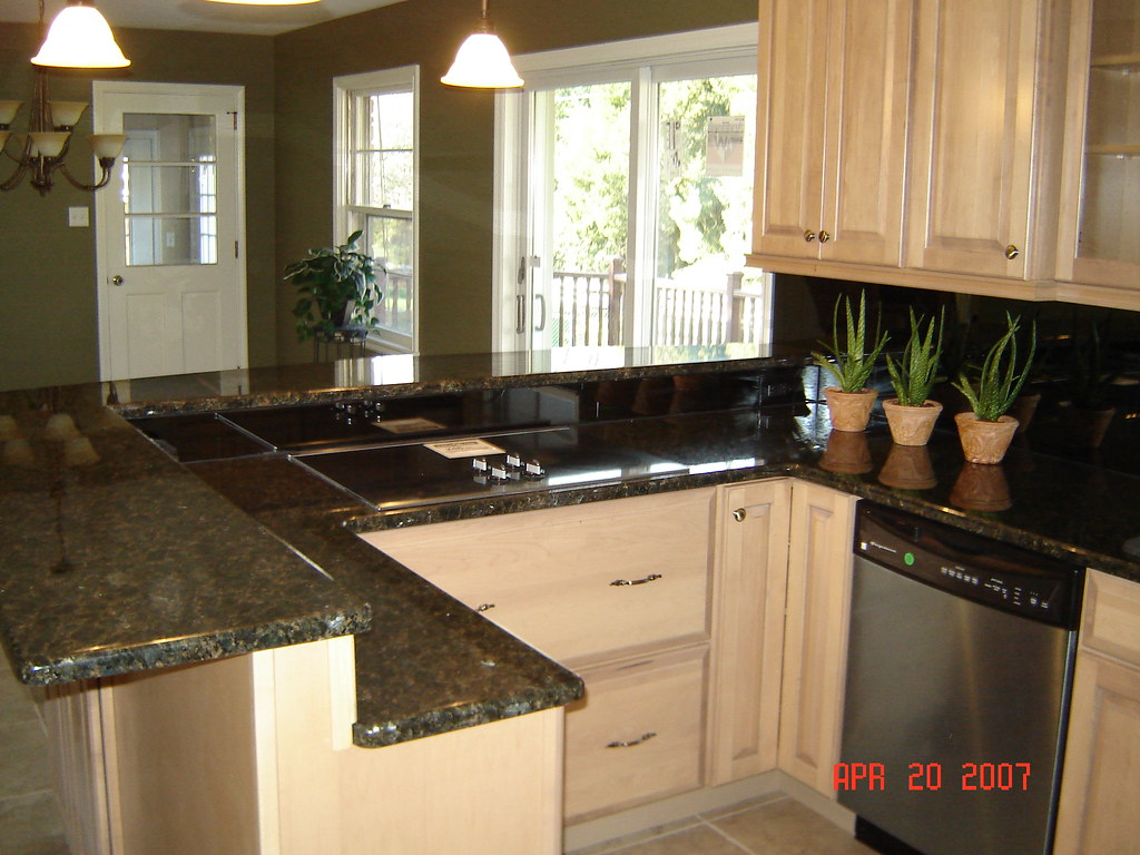 Custom Kitchen Removed a wall... new flooring, a… Flickr