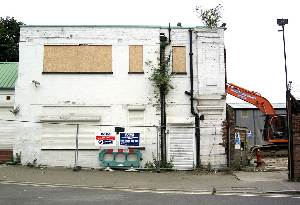 Demolition site, New Cross I took this photo on July 9, 20… Flickr