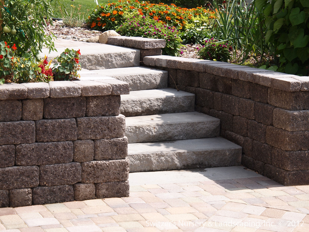 Paver Patio under Deck with Retaining Wall & Steps Minne… Flickr