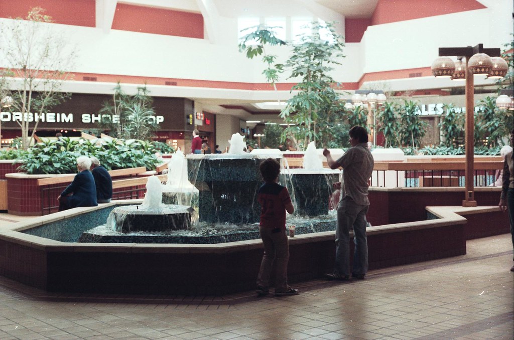 Golden Triangle Mall interior, ca1980. The Mall was new wh… Flickr