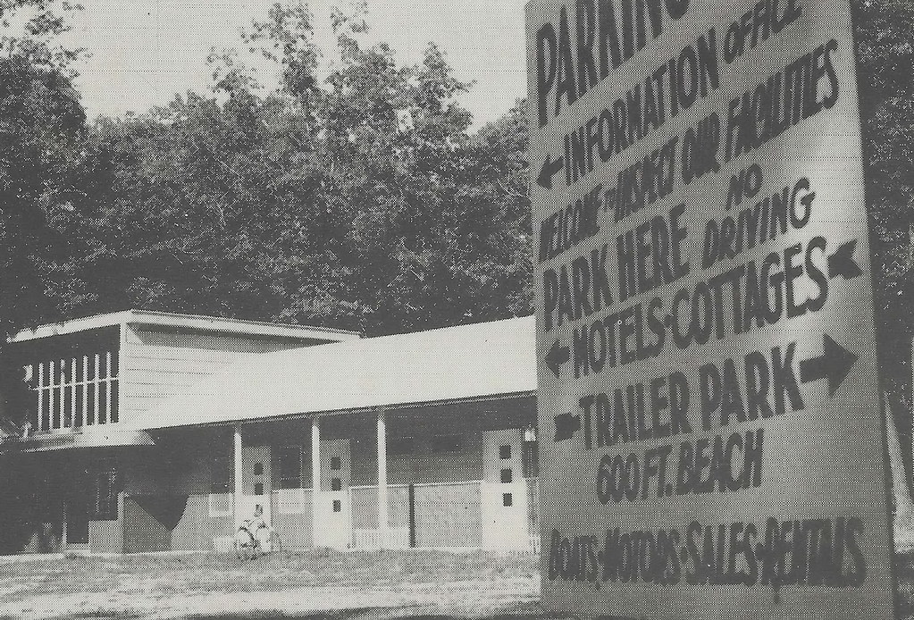 CEN Bitely Baldwin MI Pickerel Lakeside Resort Motel Cottages & Tourist
