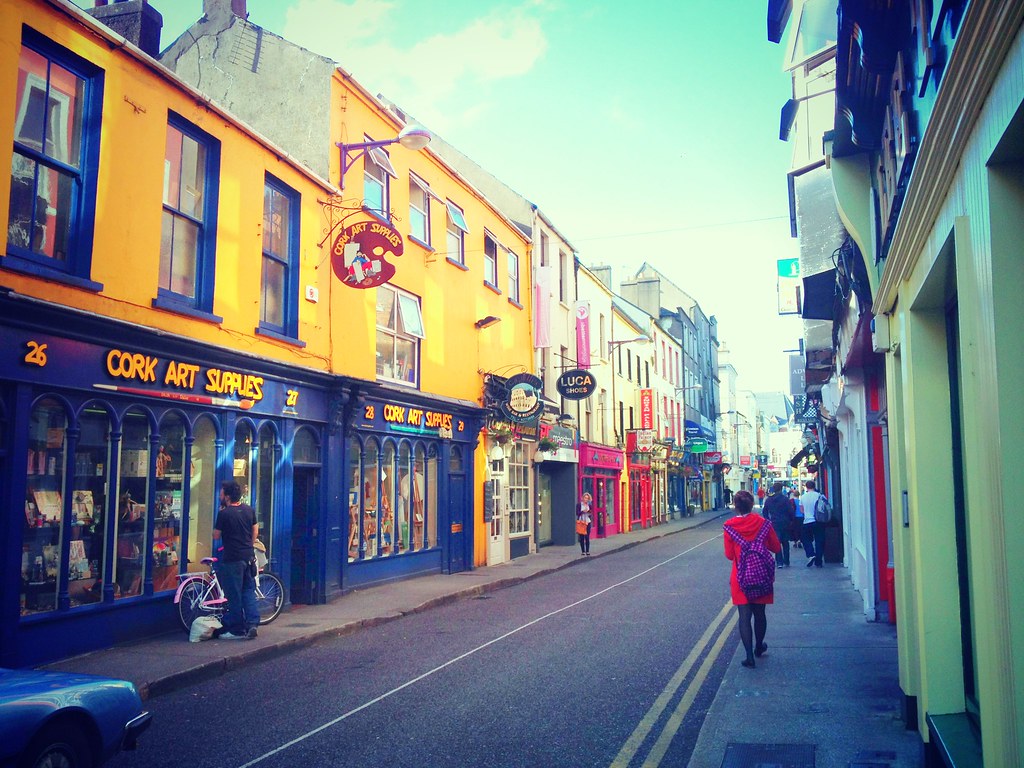 Colorful Cork City Centre in Cork, Ireland Meg Marks Flickr