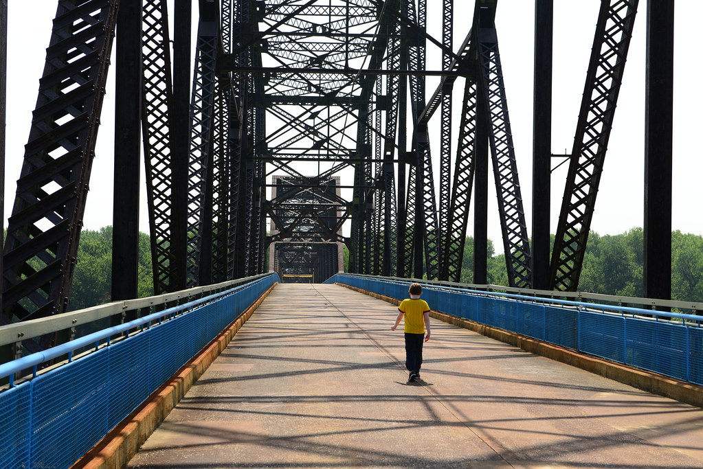 Old Chain of Rocks Bridge, Granite City IL August 2012 Sony Shaun