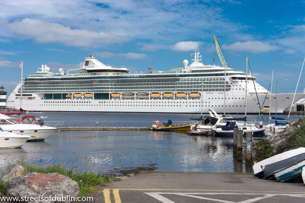 Dublin Port Boats And Ships Cruise Liner "Jewel of the
