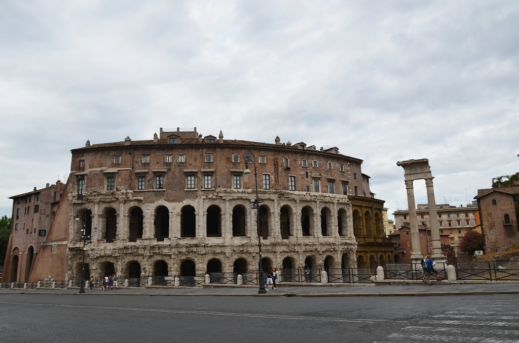 Theater of Marcellus, begun by Caesar and completed by Aug… Flickr