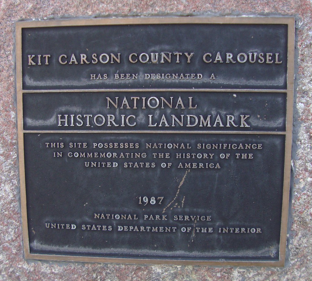 Kit Carson County Carousel National Landmark Plaque (Burli… Flickr