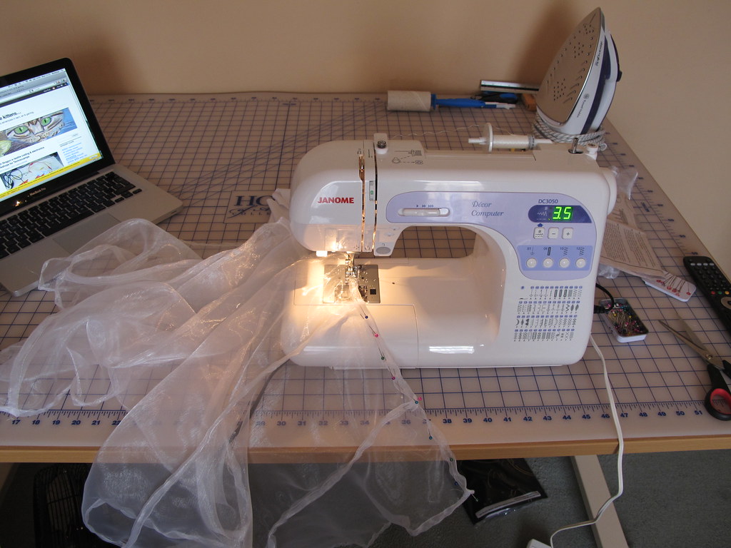 Sewing organza Rain Rabbit Flickr