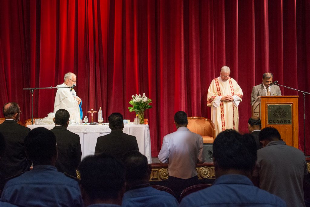 Mass on board MS Queen Victoria AoS organised a Mass on bo… Flickr