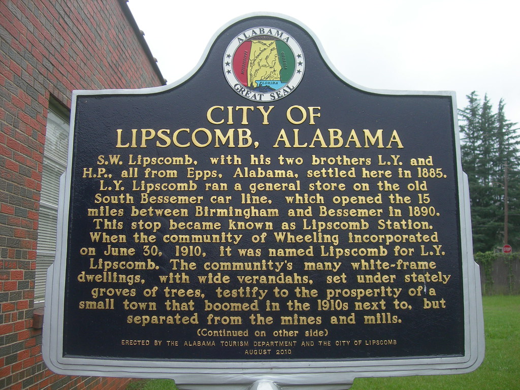 Alabama Historic Marker Located in front of City … Flickr