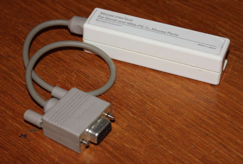 Microsoft InPort Mouse PS/2 / Serial Adapter a photo on Flickriver