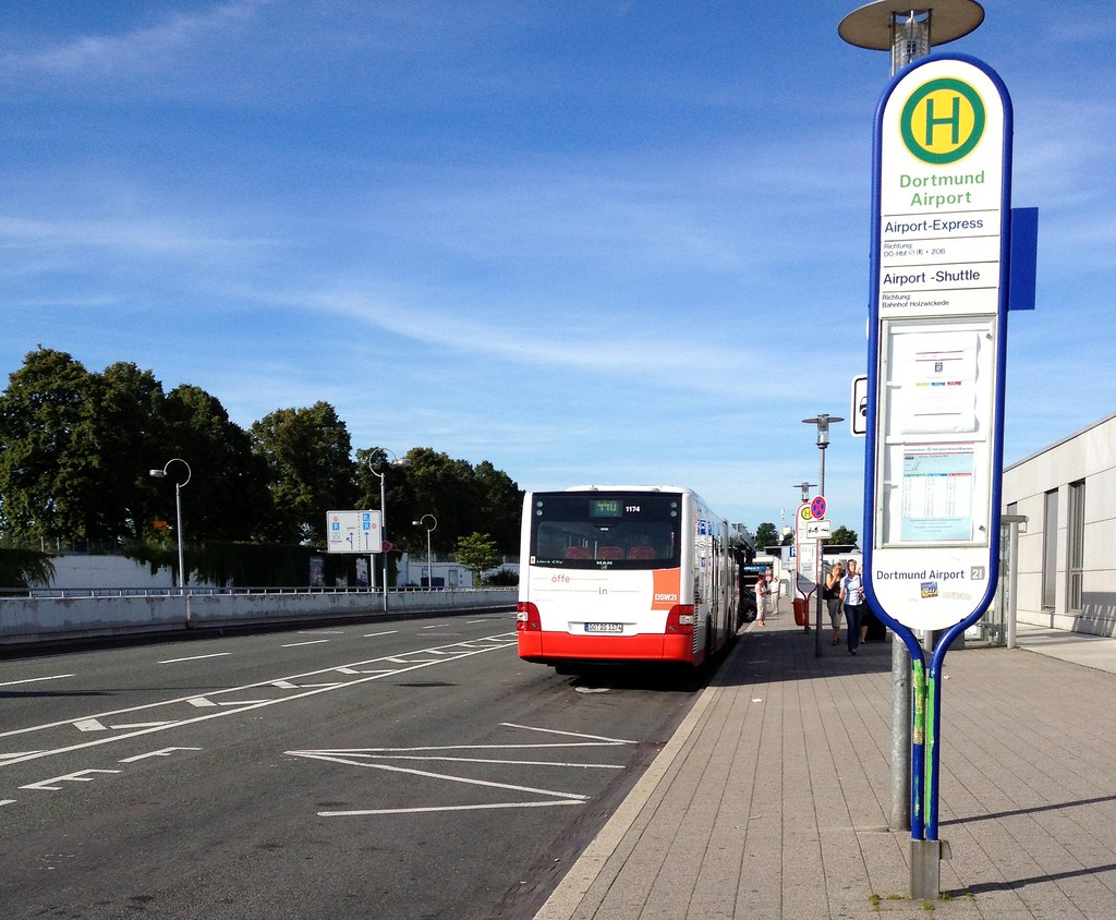 Bus stop Dortmund Airport Germany 18th August 2012 832.24… Flickr
