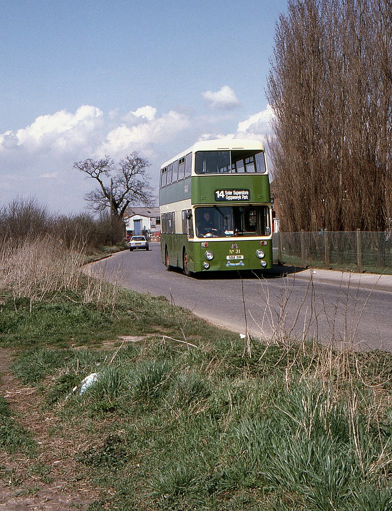 SDX 31R, Ipswich Atlantean 31, Sprites Lane, Ipswich, 1986… Flickr