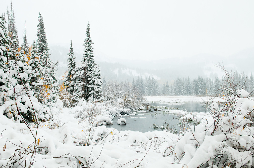 silver lake in winter Brighton, Utah Sam Scholes Flickr