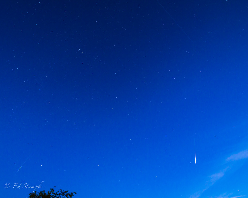 Meteor Shower Aug 2012 One of the falling stars I captured… Flickr