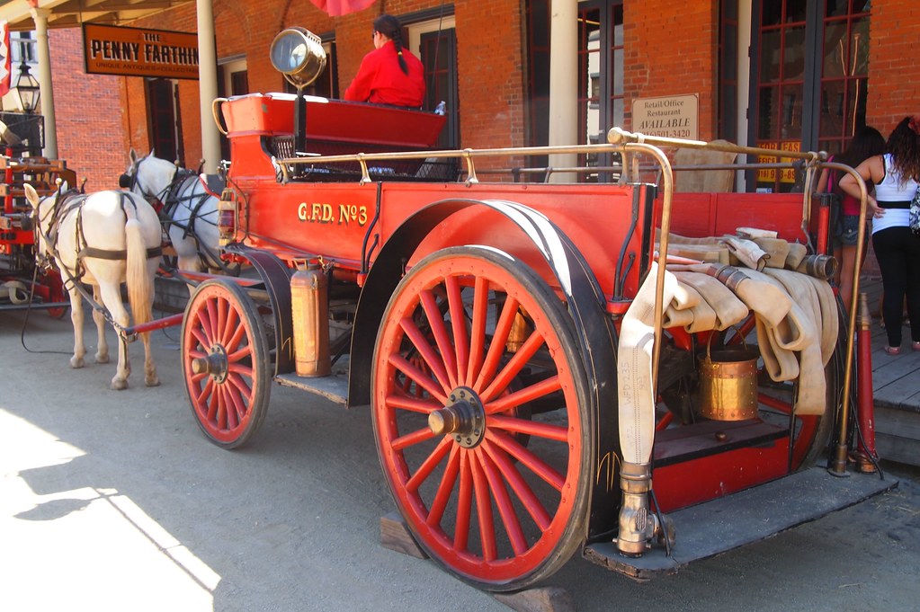 Fire Dept Horse Drawn Fire Egine No. 3 4 Flickr