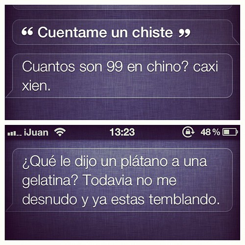 AsÃ­ son los chistes que me cuenta siri en mi iphone4 mâ€¦ Flickr
