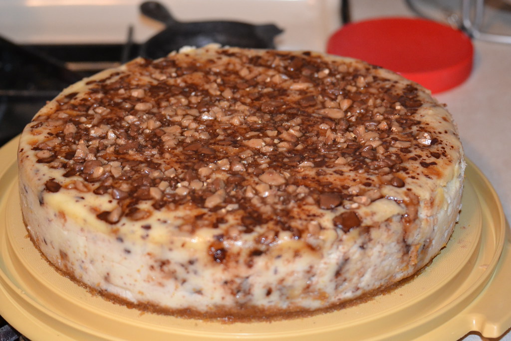 English Toffee & Milk Chocolate Cheesecake (Heath Bars) Flickr