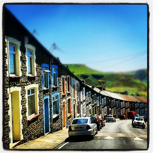 Terraced housing in the Rhondda Valley (Homes) ij64 eltpics Flickr