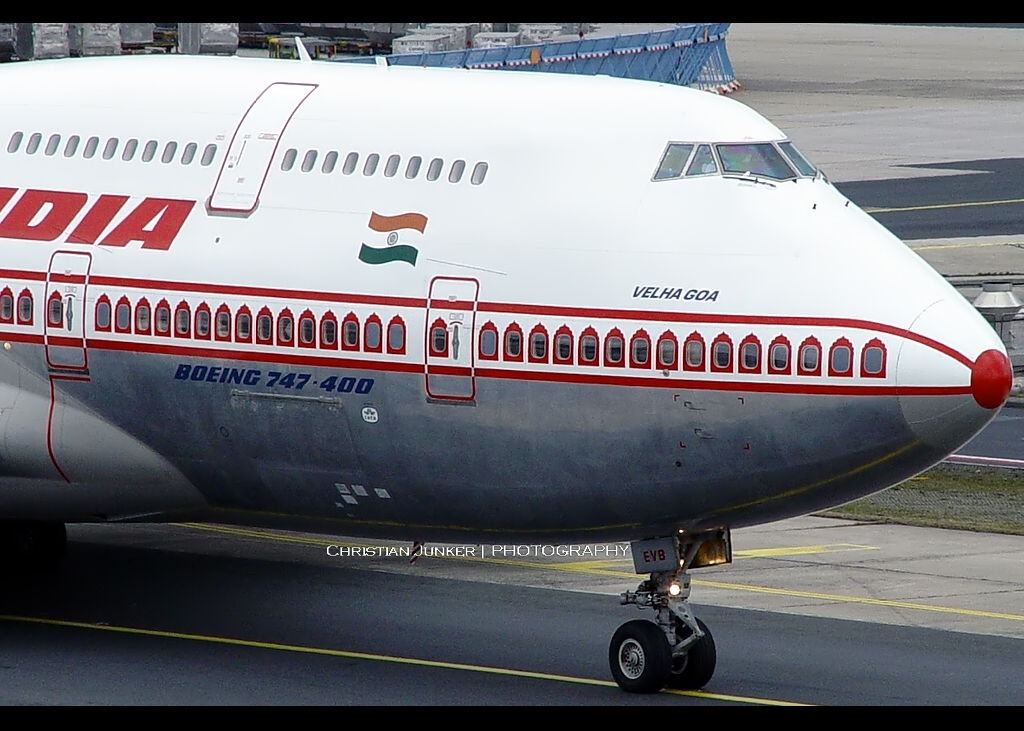 B747400 Air India VTEVB EDDF In the early 2000s Ai… Flickr