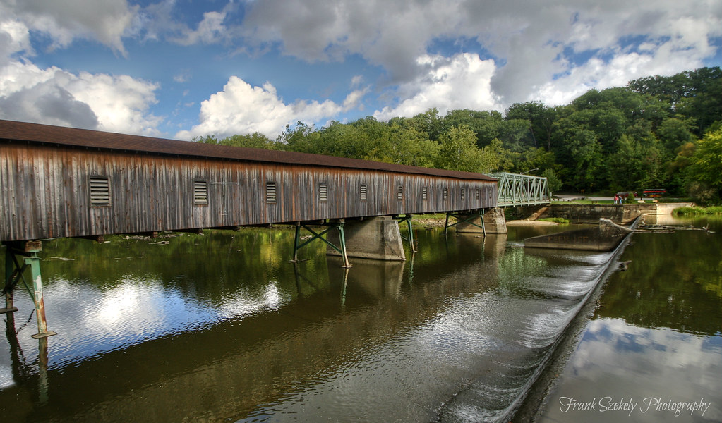 Harpersfield (Ohio) Covered Bridge Frank Szekely Flickr