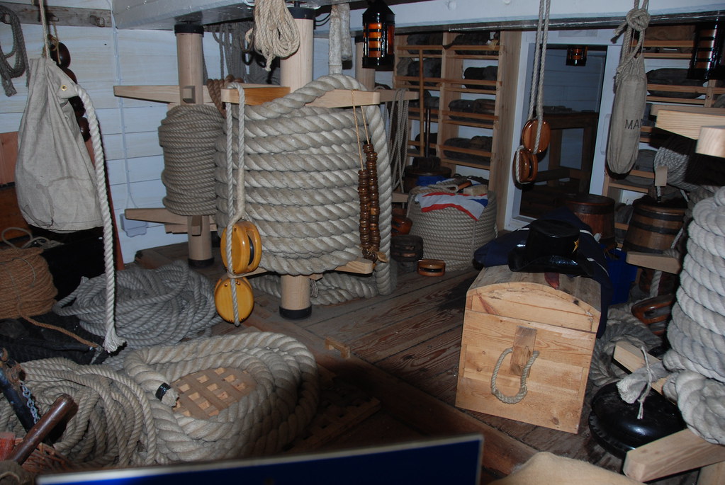 HMS Victory Boatswain's Store Orlop Deck Le Monde1 Flickr
