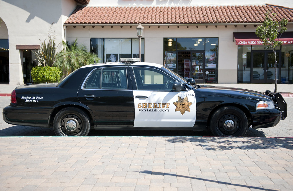Santa Barbara County Sheriff's Car In Goleta California, I… Flickr