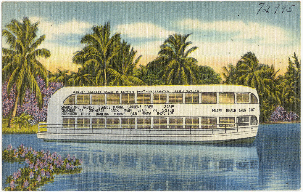 Miami Beach Show Boat, world's largest glass in bottom boa… Flickr