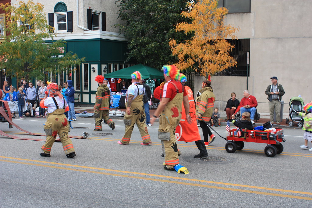 Colorful fire company in the PA Firemen's Parade 2012 Flickr